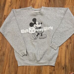 Disney Gray Walt Disney World Mickey Sweatshirt